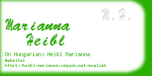 marianna heibl business card